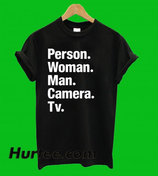 Person Woman Man Camera Tv T-Shirt