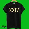 XXIV K Roman Numeral T-Shirt