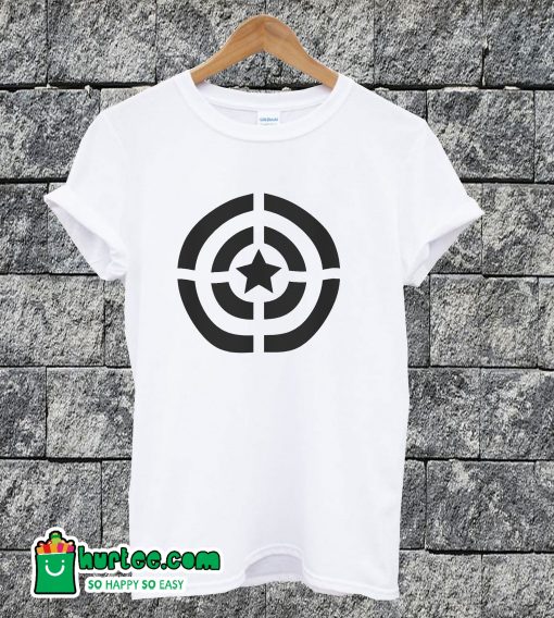 Captain America white T-shirt