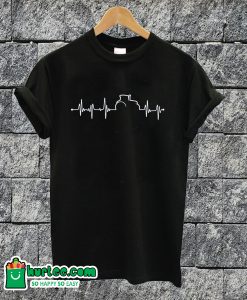 Heartbeat Farmer Tractor T-shirt