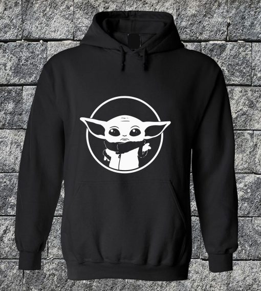 Baby Yoda Logo Hoodie