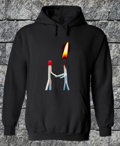 Cartoon Matches Hoodie