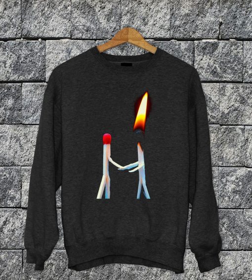 Cartoon Matches Sweatshirt