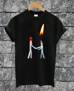 Cartoon Matches T-shirt