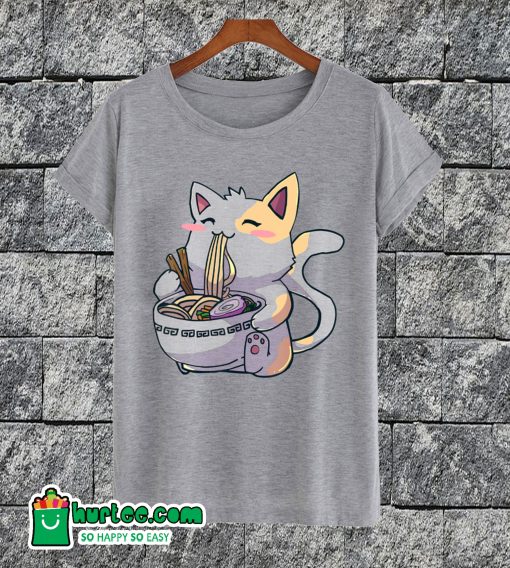 Cat Eat Ramen T-shirt