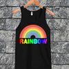 Rainbow Text Tanktop