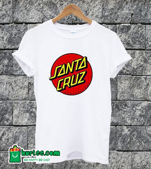 Santa Cruz White T-shirt