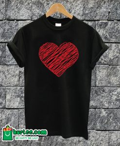 Scribble Heart T-shirt