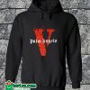 Vlone Palm Angels Red Hoodie