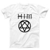 Him Him White Heartagram T Shirt