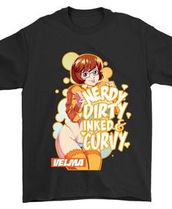 Nerdy Dirty Inked And Curvy T-shirt