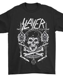 Slayer Skull And Bones Show No Mercy T-shirt