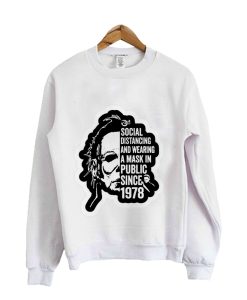 Funny Michael Myers Social Distancing Long Sleeve Sweatshirt