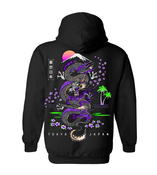 Japanese Dragon Hoodie