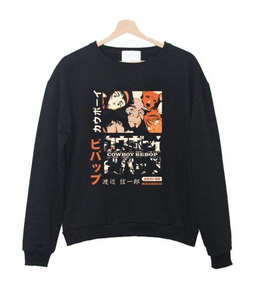 Bounty hunter Vintage Cowboy Bebop Crewneck Sweatshirt