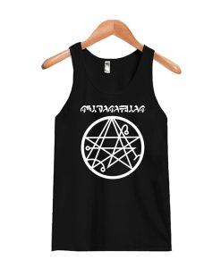 H.P. Lovecraft's Necronomicon (White) Tank Top