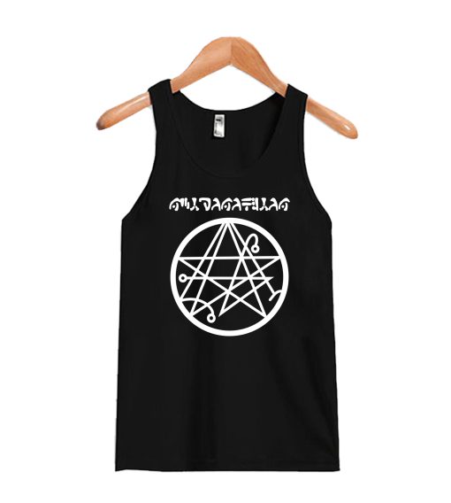 H.P. Lovecraft's Necronomicon (White) Tank Top