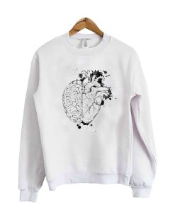 Heart And Brain Crewneck Sweatshirt