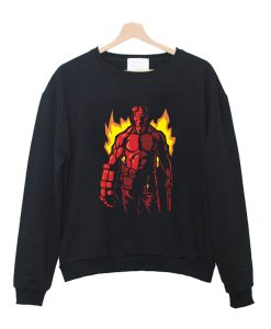 Red Hero Crewneck Sweatshirt