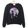 Samurai Chillhop Back Print Crewneck Sweatshirt