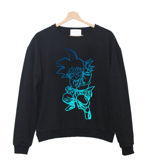 Goku blue Crewneck Sweatshirt