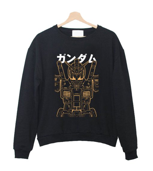 Gundam RX 78 2 Line art Crewneck Sweatshirt