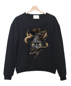 Hannya ( Gold Version ) Crewneck Sweatshirt