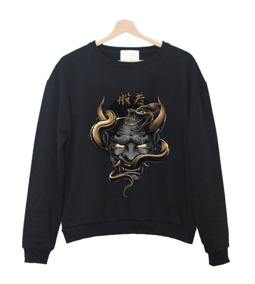 Hannya ( Gold Version ) Crewneck Sweatshirt