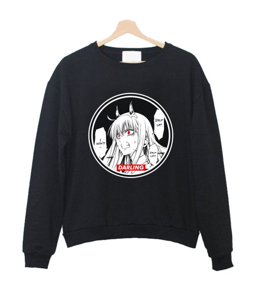 Zero Two Darling in The Franxx Crewneck Sweatshirt