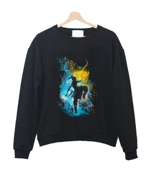 dancing with elements redux Crewneck Sweatshirt