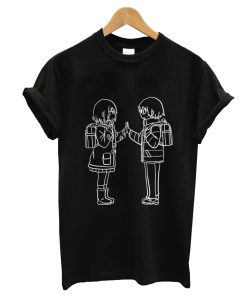 erased anime characters kayo hinazuki and satoru fujinuma black T-Shirt