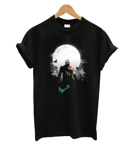 Mountain God of War - Epic Video Game - Kratos Hero T-Shirt