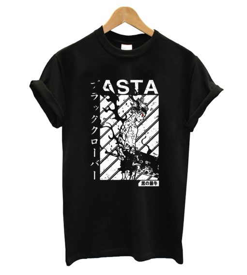 Asta, black clover, vintage v1 T-Shirt