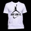 Just Jew It white T-shirt