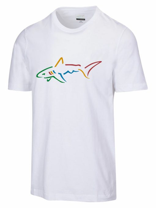 Greg Norman white T-shirt