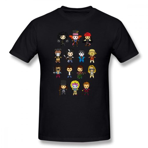 Johnny Depp Movie Characters T-shirt