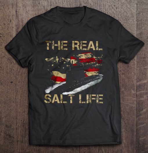 The Real Salt Life Black T-shirt
