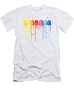 Watercolor Pacman T-shirt