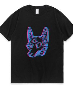 3D Dog head T-shirt