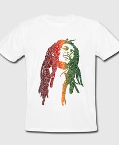 Bob Marley Typography T-shirt