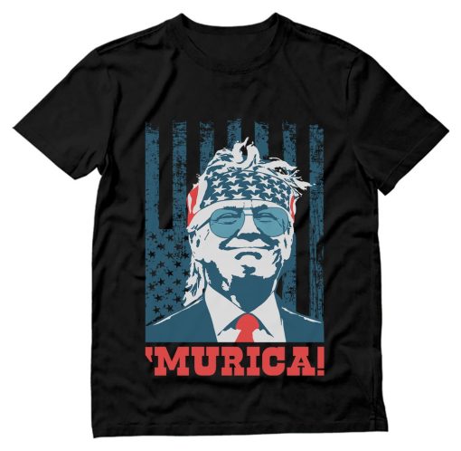 Happy Fourth of July Murica Trump T-shirt