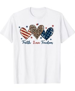 Heart Faith Love Freedom T-shirt