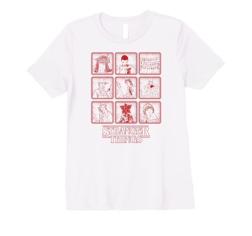 Stranger Things Characters T-shirt