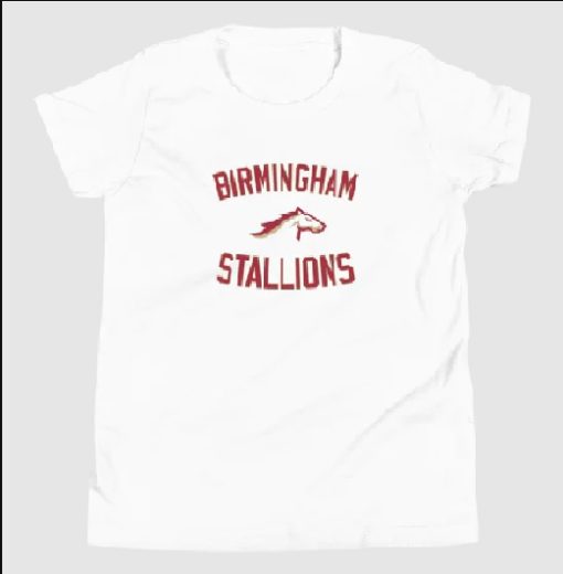 Birmingham Stallion white T-shirt