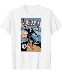 Def Leppard Cartoon Skater T-shirt