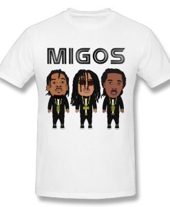 Hip Hop MIGOS Band Cartoon T-shirt