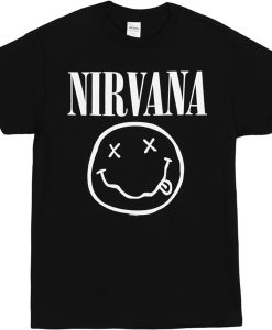 Nirvana Smiley Black T-shirt
