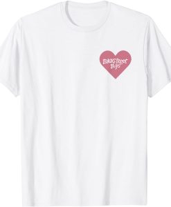 Pink Heart Backstreet Boys Pocket T-shirt