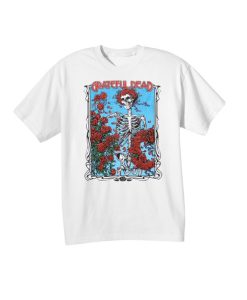 Grateful Dead Bertha Broken Wheel with Roses T-Shirt