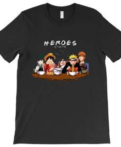 Friends Manga Heroes T-shirt